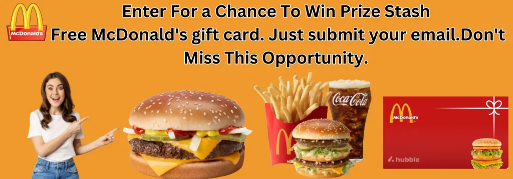 Prize Stash McDonald’s Gift Card