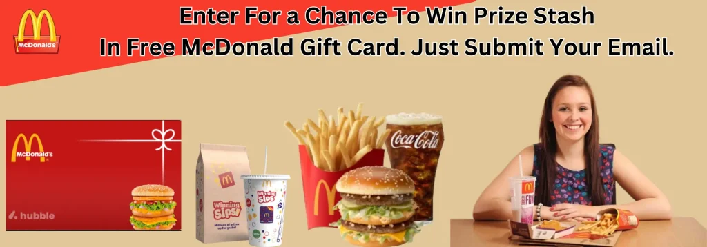 Prize Stash McDonald’s Gift Card