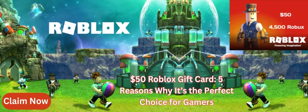 $50 Roblox gift card