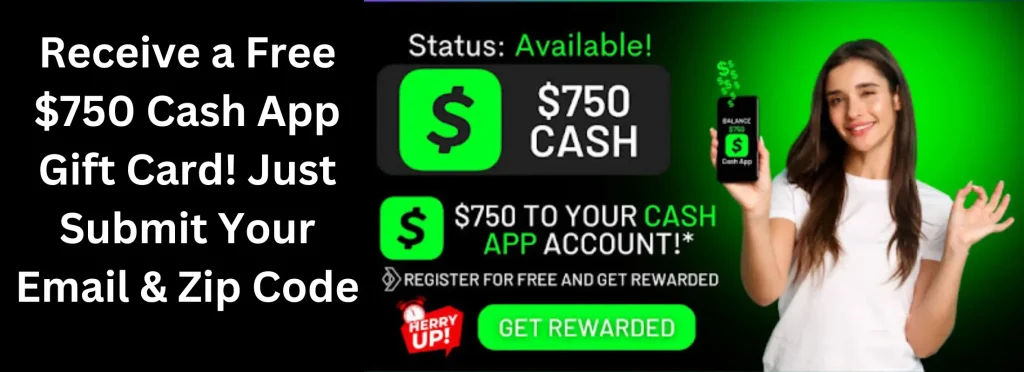 $750 Cash App Gift Card