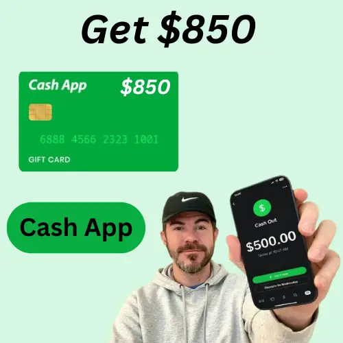 $850 Cash App Gift Card