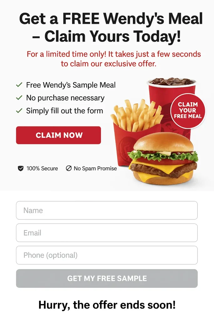 Wendy's Sample